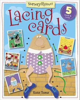 Hardcover Lacing Cards Nursery Rhymes Book