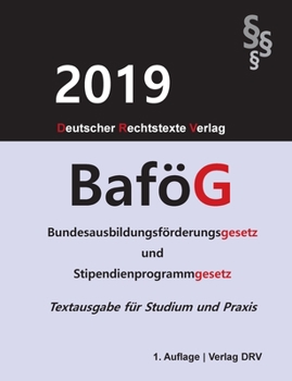 Paperback BaföG: Bundesausbildungsförderungsgesetz und Stipendienprogrammgesetz [German] Book