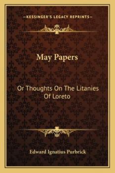 Paperback May Papers: Or Thoughts On The Litanies Of Loreto Book