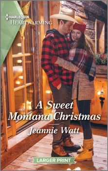 Mass Market Paperback A Sweet Montana Christmas: A Clean and Uplifting Romance [Large Print] Book