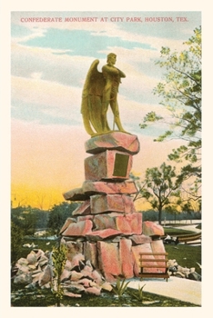 Paperback Vintage Journal Confederate Monument, Houston, Texas Book