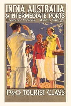 Paperback Vintage Journal Ocean Liner Travel Poster Book