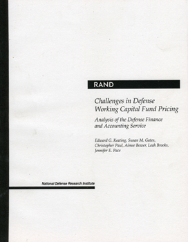 Paperback Challenges in Defense Working Capital Fund Pricing: Analysis of the Defense Finance and Accounting Service Book