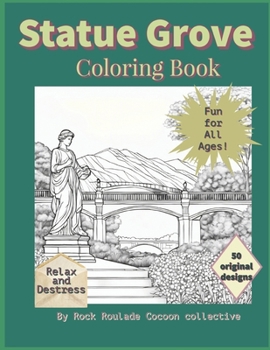 Paperback Statue Grove: coloring book