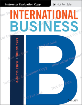 Paperback International Business, 1e Instructor Evaluation Copy Book