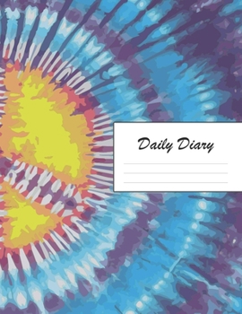 Daily Diary: Blank 2020 Journal Entry Writing Paper for Each Day of the Year | Tie Dye Groovy Pattern Design | January 20 - December 20 | 366 Dated ... Your Life, Set Goals & Get Things Done