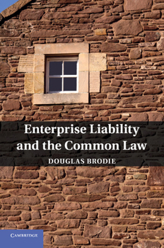 Paperback Enterprise Liability and the Common Law Book