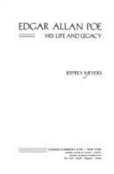 Hardcover Edgar Allan Poe: His Life and Legacy Book