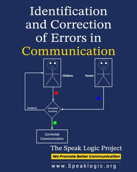 Paperback Identification and Correction of Errors in Communication Book