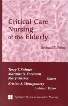 Hardcover Critical Care Nursing of the Elderly Book