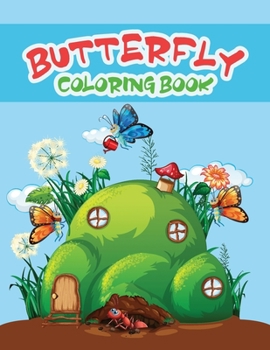 Paperback Butterfly Coloring Book: Dover Butterflies Coloring Book, Stress Relieving Exotic Designs for Adults Relaxation Book