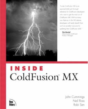 Paperback Inside Coldfusion MX Book