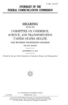 Oversight of the Federal Communications Commission