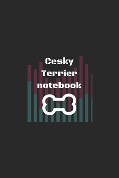 retro cesky terrier Notebook - Gift for Dog Lovers and Dog Owners diary / journal / notepad /: 6X9 100 pages