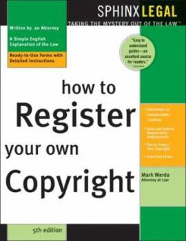 Paperback How to Register Your Own Copyright Book