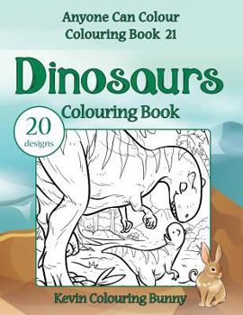 Paperback Dinosaurs Colouring Book: 20 designs Book