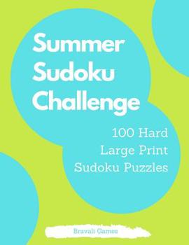 Paperback Summer Sudoku Challenge [Large Print] Book