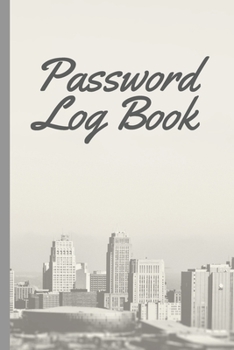 Paperback Password Log Book: Organizer for Seniors and Elderly / Large Letters (6" X 9") Book
