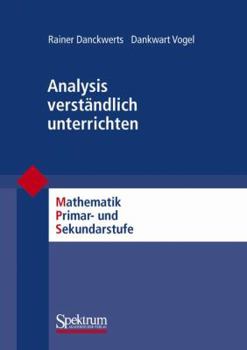 Paperback Analysis Verständlich Unterrichten: Mathematik Primär- Und Sekundarstufe [German] Book