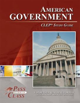 Paperback CLEP American Government Study Guide (Perfect Bound) Book