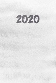 Paperback 2020: Agenda semainier 2020 - Calendrier des semaines 2020 - Fond gris [French] Book