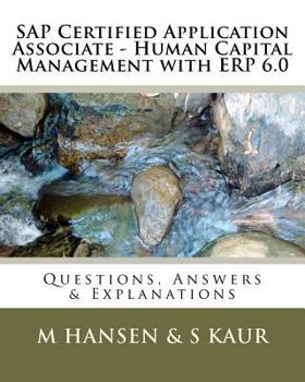 Paperback SAP Certified Application Associate - Human Capital Management with ERP 6.0: Questions, Answers & Explanations Book