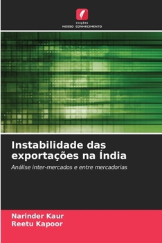 Paperback Instabilidade das exportações na Índia [Portuguese] Book