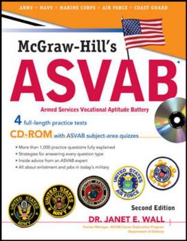 Paperback McGraw-Hill's ASVAB: Armed Services Vocational Aptitude Battery [With CDROM] Book
