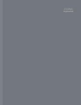 Paperback Dot Grid Journal Notebook: Minimalist, 8.5 x 11, Gray (Minimalist Planner) Book