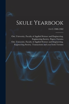Paperback Skule Yearbook; 14-15 1900-1902 Book