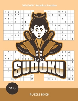 Paperback Easy Sudoku Puzzle Book: 100 Large Print Sudoku Puzzles For Adults and Seniors With Solutions (vol.1) [Large Print] Book