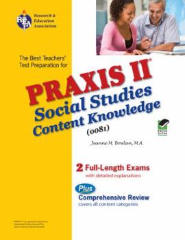 Paperback Praxis II Social Studies: Content Knowledge: (0081) Test Book