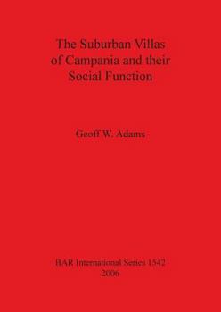 Paperback The Suburban Villas of Campania and their Social Function Book