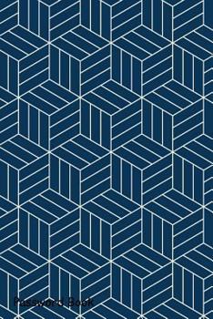 Paperback Password Book: Include Alphabetical Index with Japanese Inspired Geometric Book