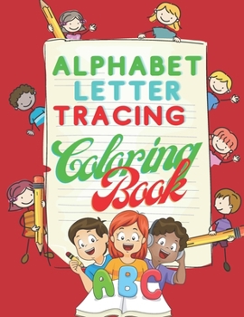 Paperback alphapet letter tracing: coloriong book for kids, Handwriting Book