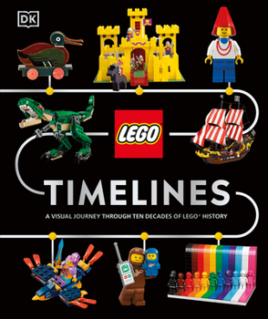 Hardcover Lego Timelines: A Visual Journey Through Ten Decades of Lego History Book