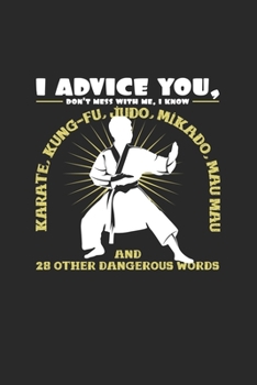 Paperback I advice you Karate Kung-Fu Judo: 6x9 Judo - lined - ruled paper - notebook - notes Book