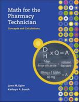 Hardcover MP Math for the Pharmacy Technician with Student CD-ROM Book