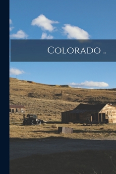 Paperback Colorado .. Book