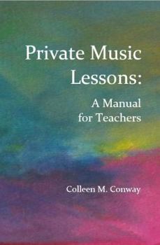 Paperback Private Music Lessons: A Manual for Teachers Book