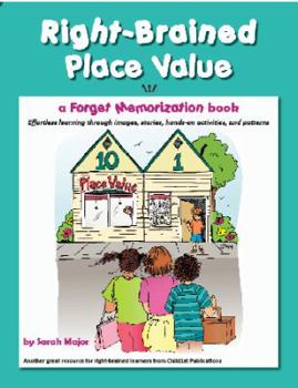 Paperback Right-Brained Place Value Book