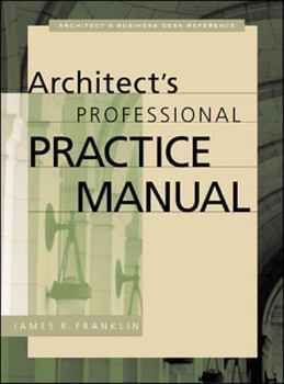 Hardcover Architect's Professional Practice Manual Book