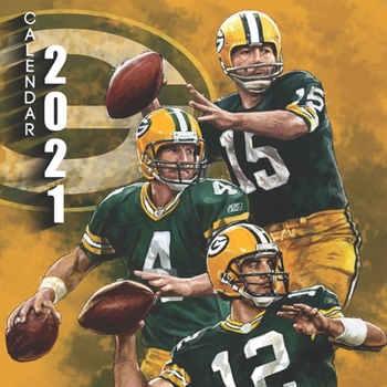 Paperback Calendar 2021: Green Bay Packers - Monthly Calendar 2021 Book