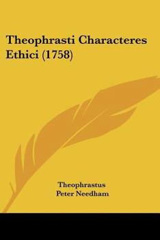 Paperback Theophrasti Characteres Ethici (1758) [Latin] Book