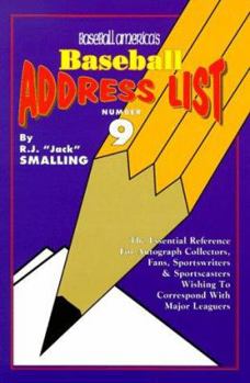 Paperback Baseball Address List Book