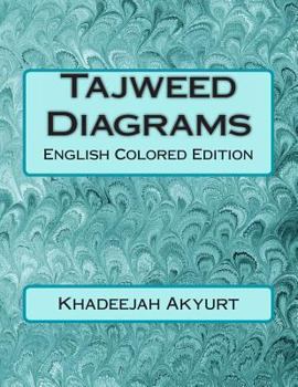 Paperback Tajweed Diagrams: English Colored Edition Book