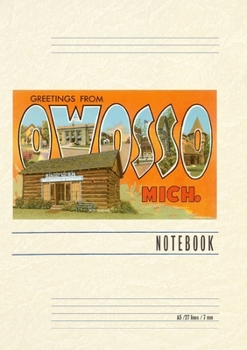 Paperback Vintage Lined Notebook Greetings from Owosso Book