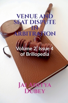 Paperback Venue and Seat Dispute in Arbitration Book