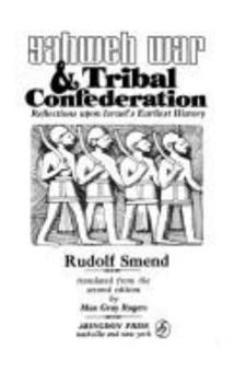 Hardcover Yahweh war & tribal confederation;: Reflections upon Israel's earliest history Book