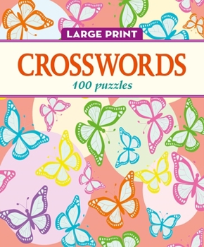 Paperback Elegant Large Print Crosswords [Large Print] Book